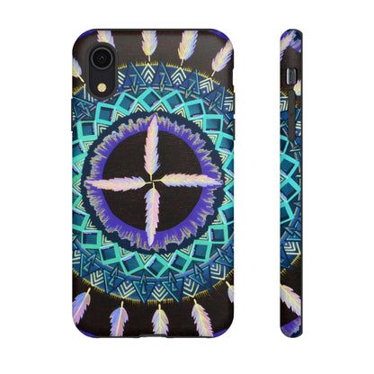 "Cuatro Vientos" Art Phone Armor - Blue Flame Array iPhone XR / Matte Phone Case