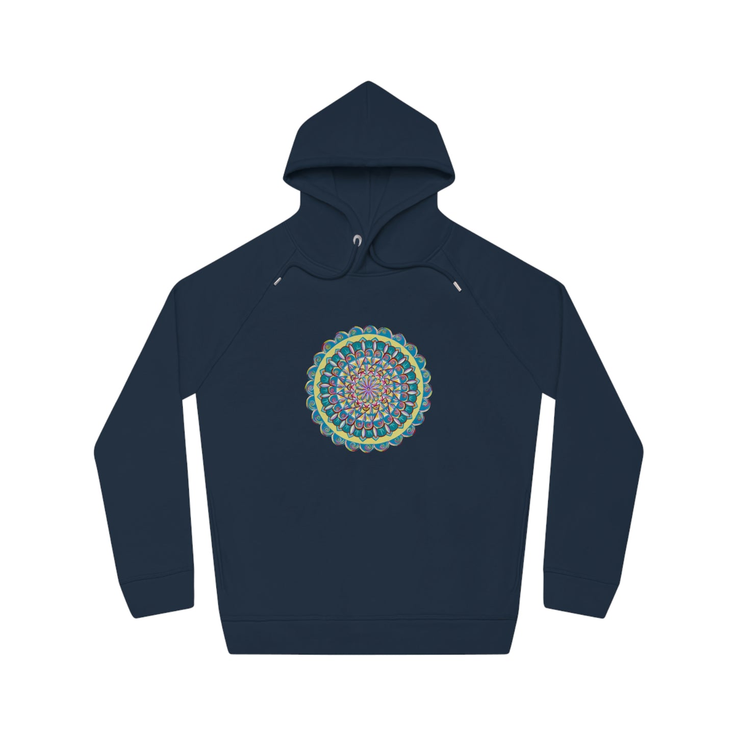 "Almandalayana" Lords & Ladies Organic Sider Hoodie - Blue Flame Array Hoodie