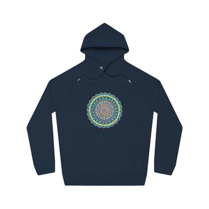 "Almandalayana" Lords & Ladies Organic Sider Hoodie - Blue Flame Array Hoodie