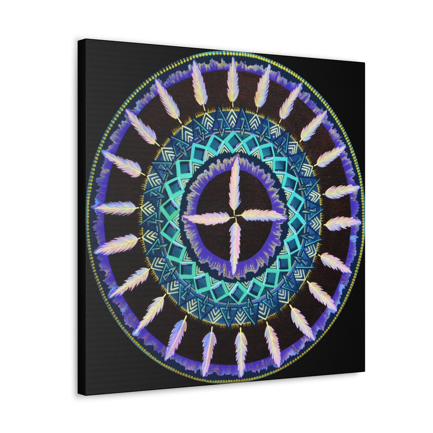 "Cuatro Vientos" Canvas Gallery Wraps - Blue Flame Array Canvas