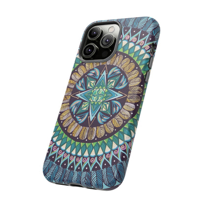 "AquilazurA Kryst'dala" Art Phone Armor - Blue Flame Array Phone Case