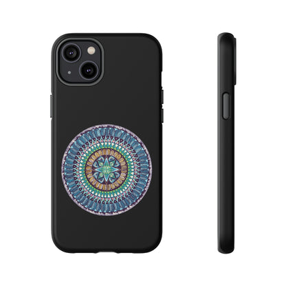 "AquilazurA Kryst'dala" Art Phone Armor - Blue Flame Array iPhone 14 Plus / Matte Phone Case