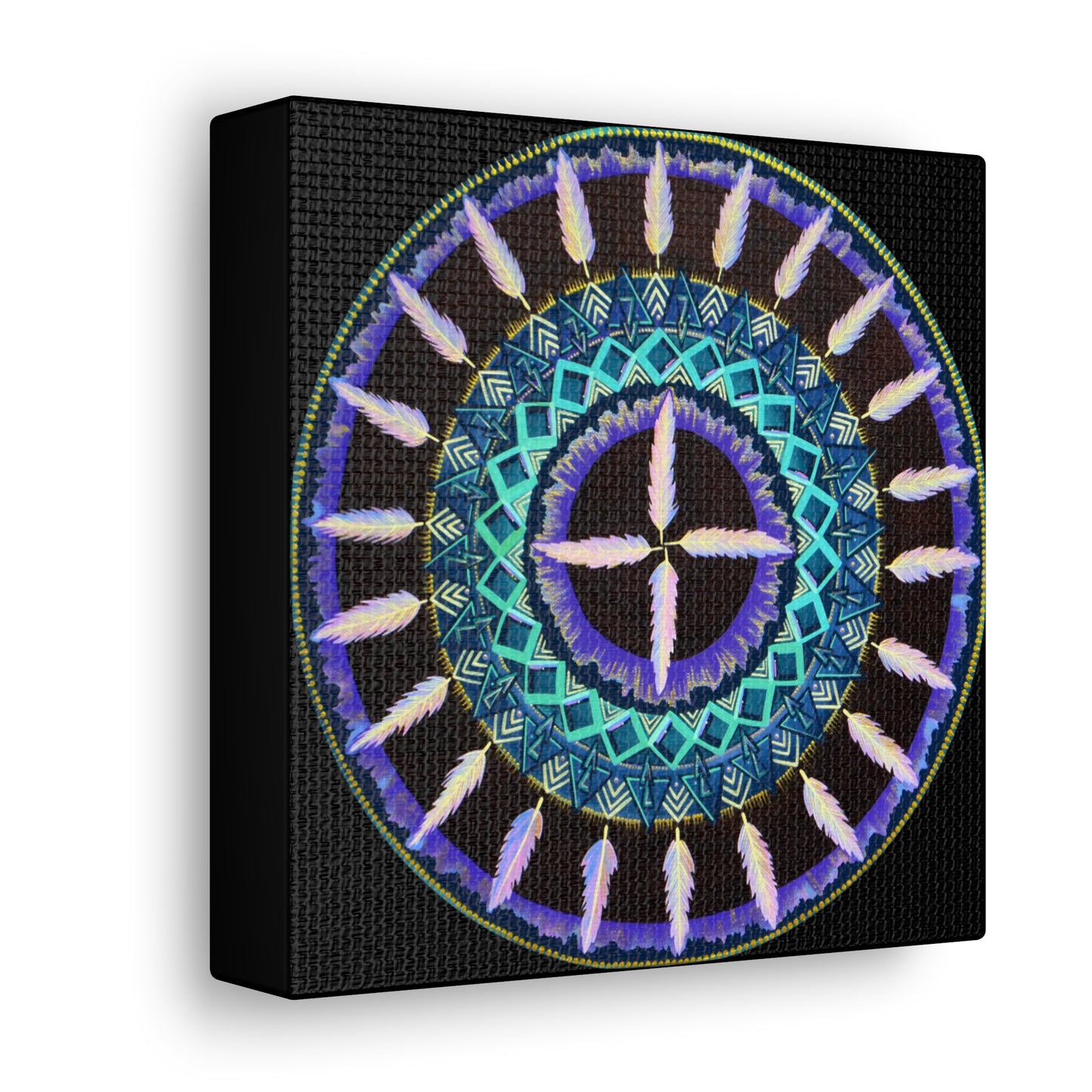 "Cuatro Vientos" Canvas Gallery Wraps - Blue Flame Array Canvas