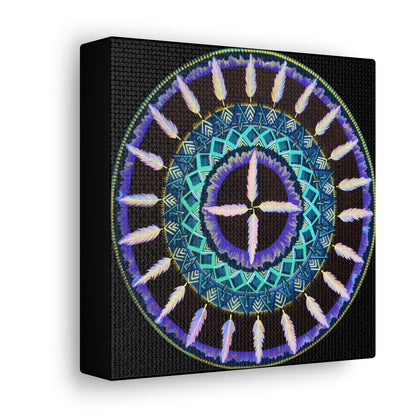 "Cuatro Vientos" Canvas Gallery Wraps - Blue Flame Array Canvas