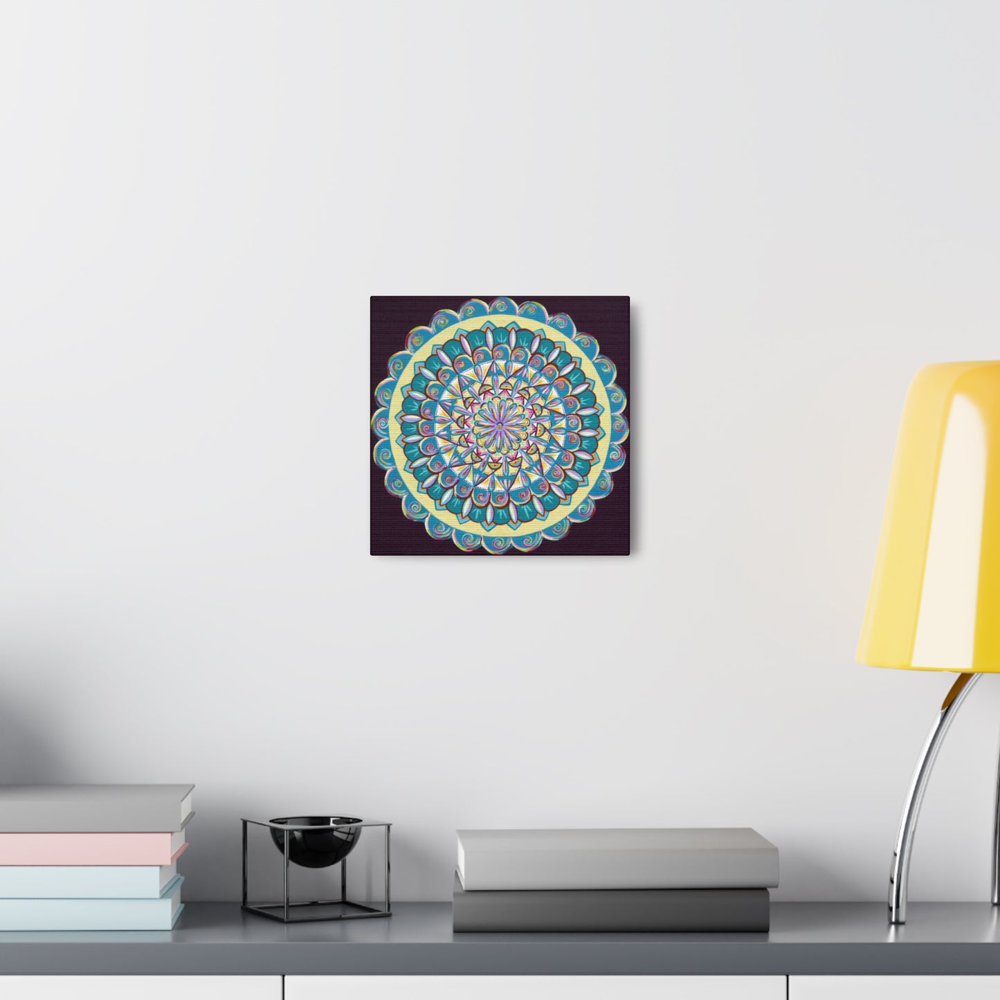 "Almandalayana" Canvas Gallery Wraps - Blue Flame Array Canvas