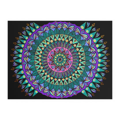 "Mandaladiosa" Fine Art Posters - Blue Flame Array Poster