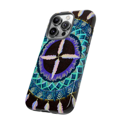 "Cuatro Vientos" Art Phone Armor - Blue Flame Array Phone Case