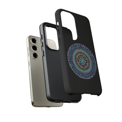 "AquilazurA Kryst'dala" Art Phone Armor - Blue Flame Array Phone Case