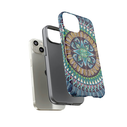 "AquilazurA Kryst'dala" Art Phone Armor - Blue Flame Array Phone Case