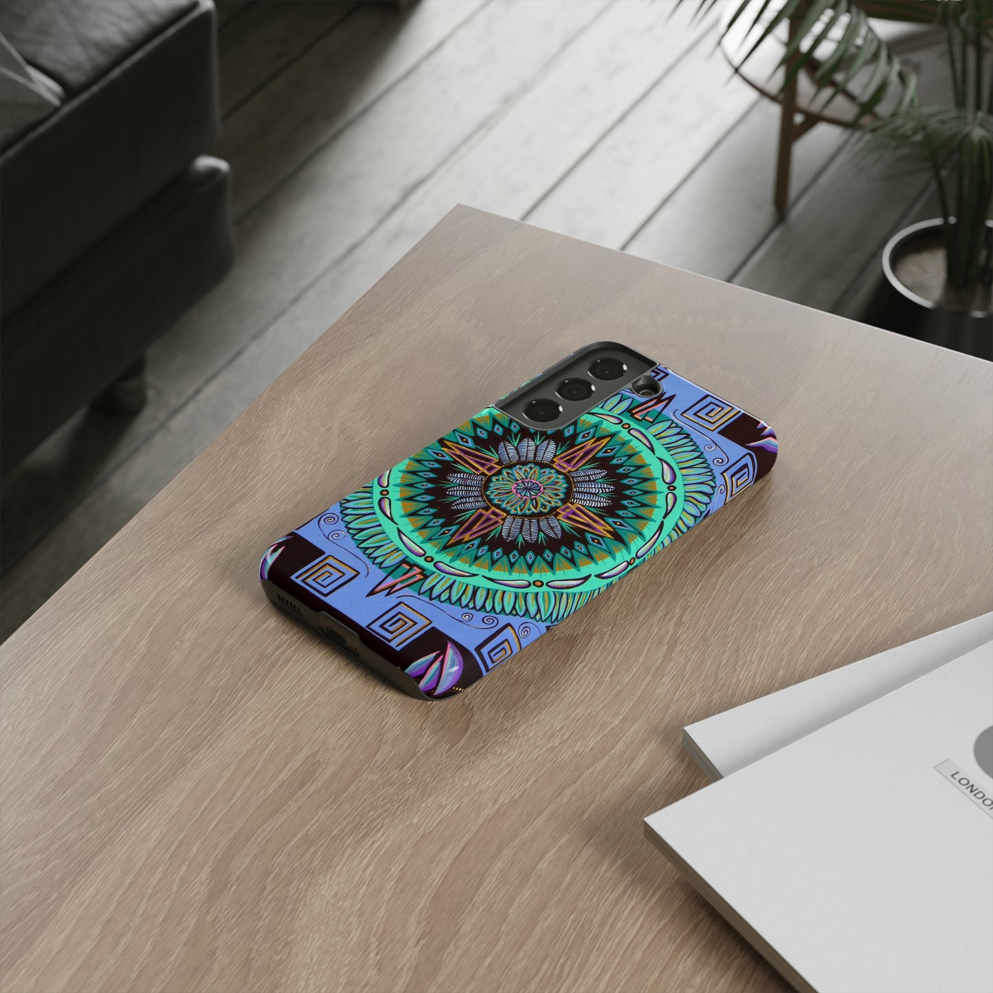 "Plumachakana" Art Phone Armor