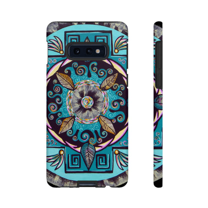 "Hojachakana" Art Phone Armor - Blue Flame Array Samsung Galaxy S10E / Matte Phone Case