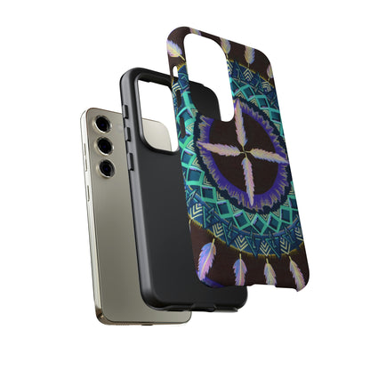 "Cuatro Vientos" Art Phone Armor - Blue Flame Array Phone Case