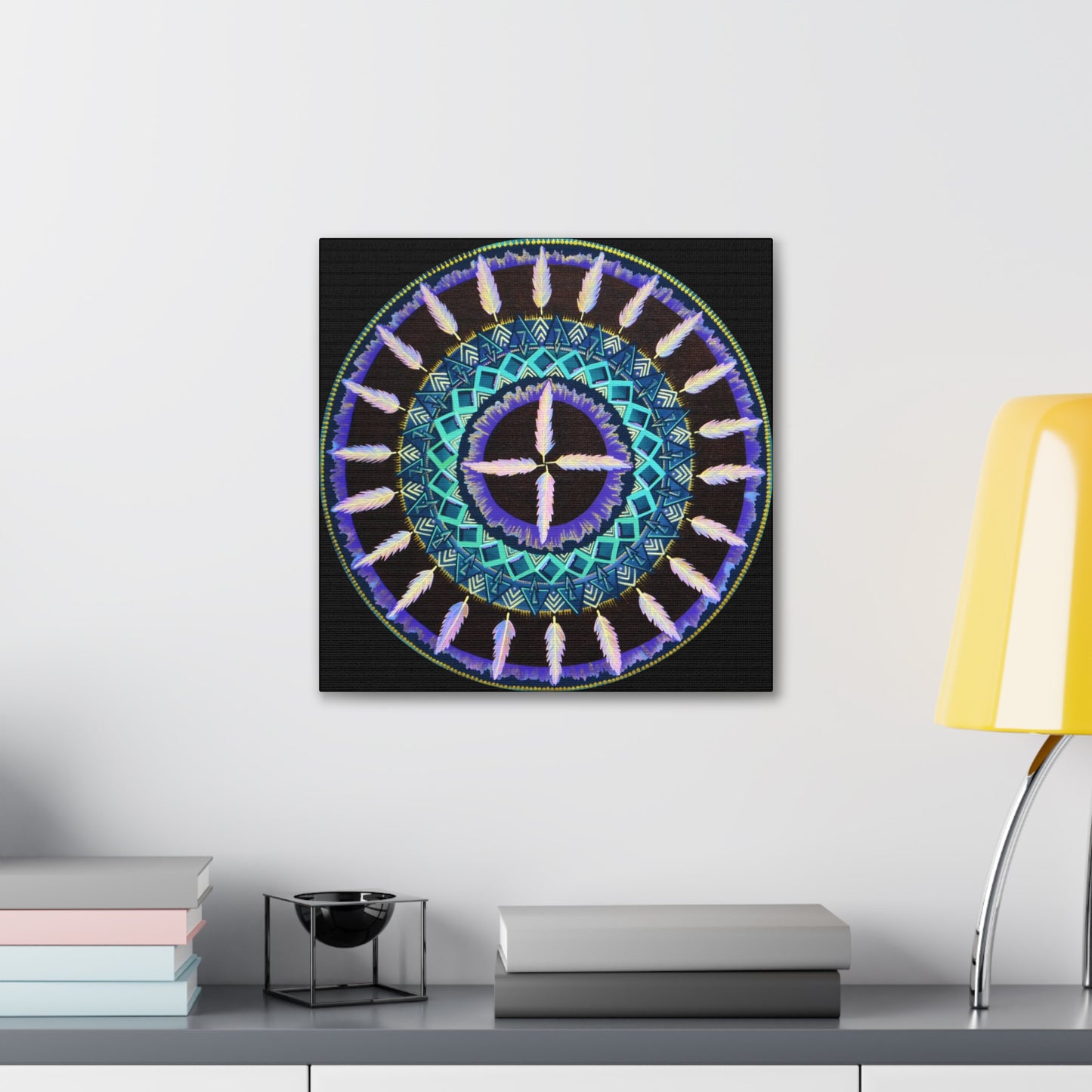 "Cuatro Vientos" Canvas Gallery Wraps - Blue Flame Array Canvas