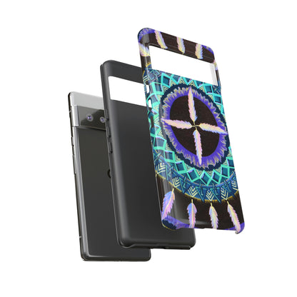 "Cuatro Vientos" Art Phone Armor - Blue Flame Array Phone Case