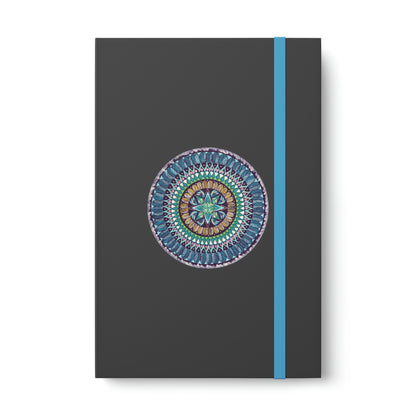 "AquilazurA Kryst'dala" Hardcover Journal - Blue Flame Array Paper products