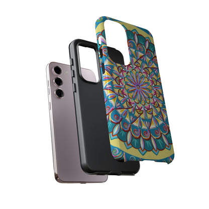 "Almandalayana" Art Phone Armor - Blue Flame Array Phone Case