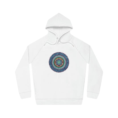 "AquilazurA Kryst'dala" Lords & Ladies Organic Sider Hoodie - Blue Flame Array White / XS Hoodie