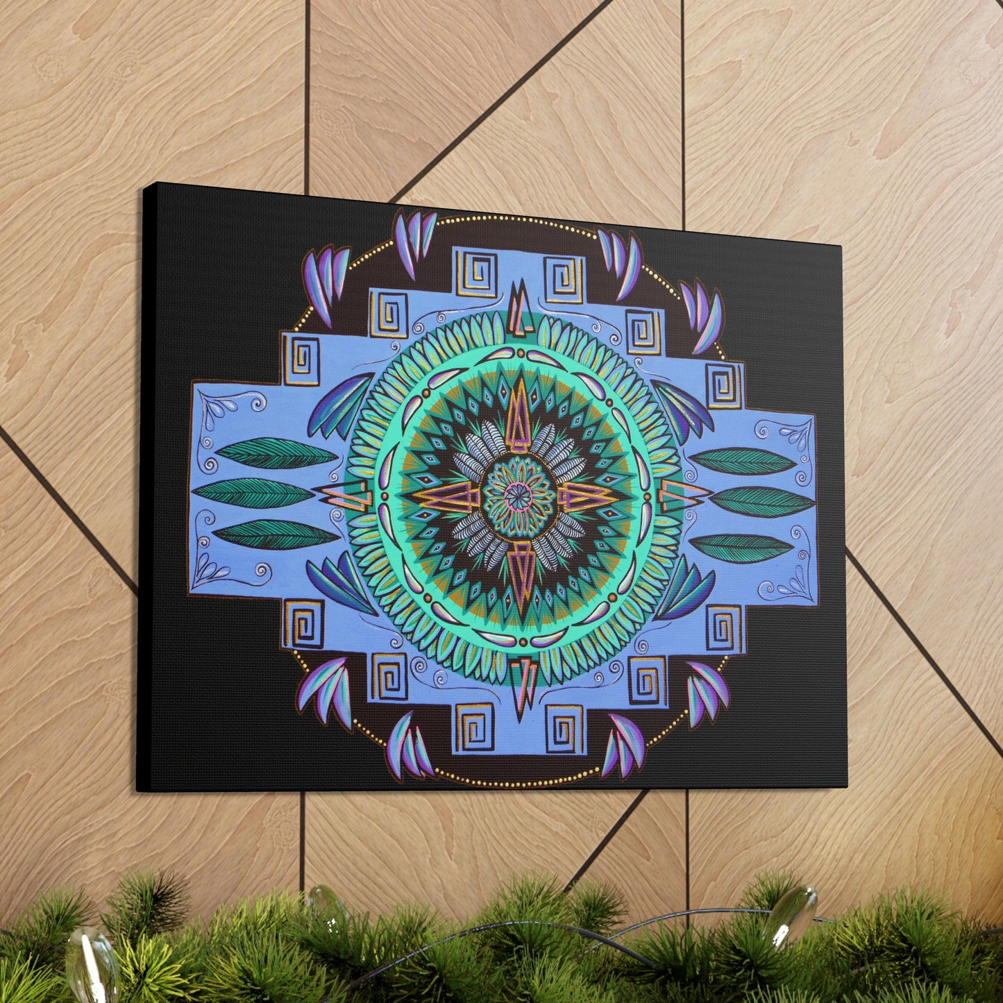 "Plumachakana" Canvas Gallery Wraps