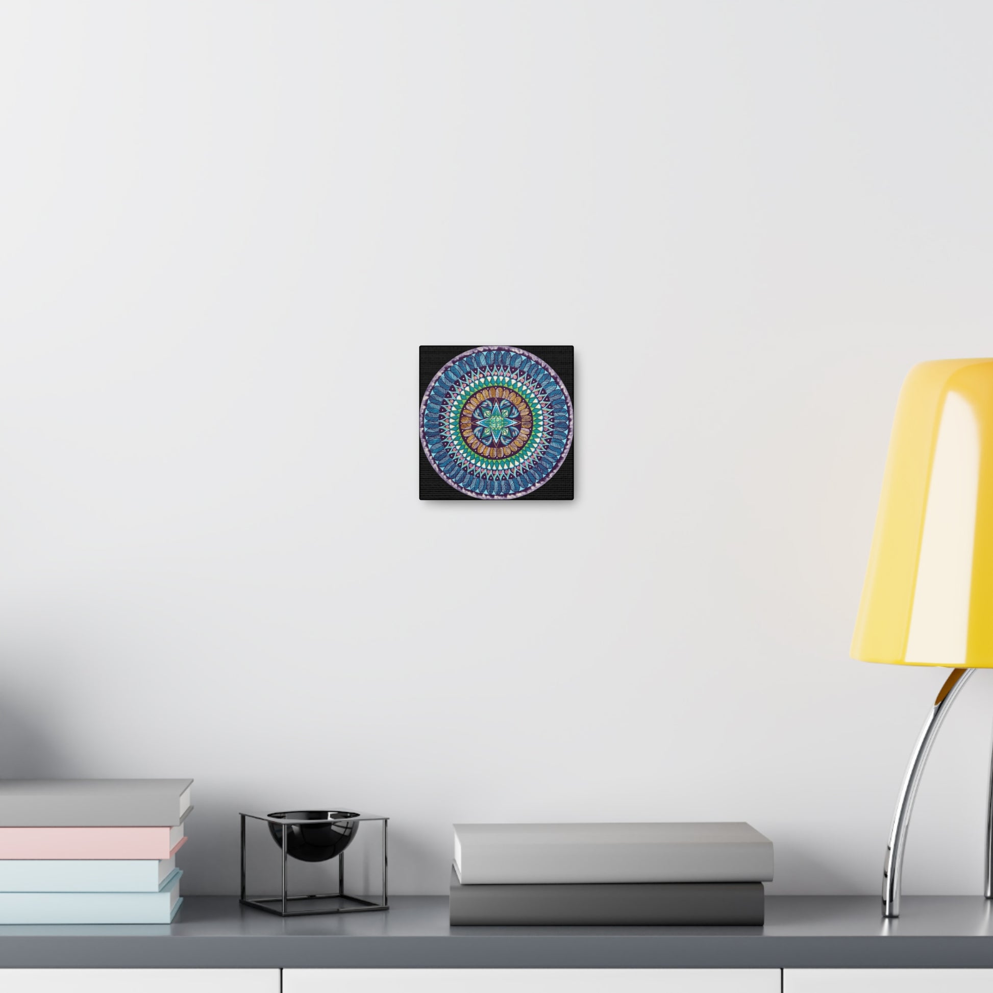 "AquilazurA Kryst'dala" Canvas Gallery Wraps - Blue Flame Array Canvas