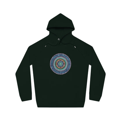 "AquilazurA Kryst'dala" Lords & Ladies Organic Sider Hoodie - Blue Flame Array Black / XS Hoodie