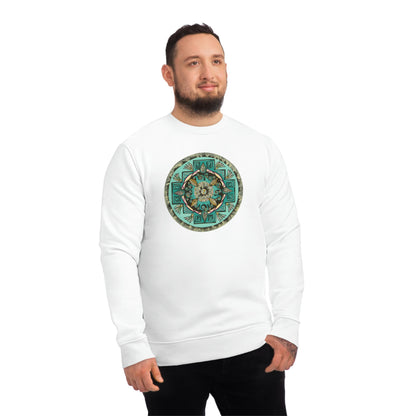 "Hojachakana" Lords & Ladies Organic Sweatshirt - Blue Flame Array Sweatshirt