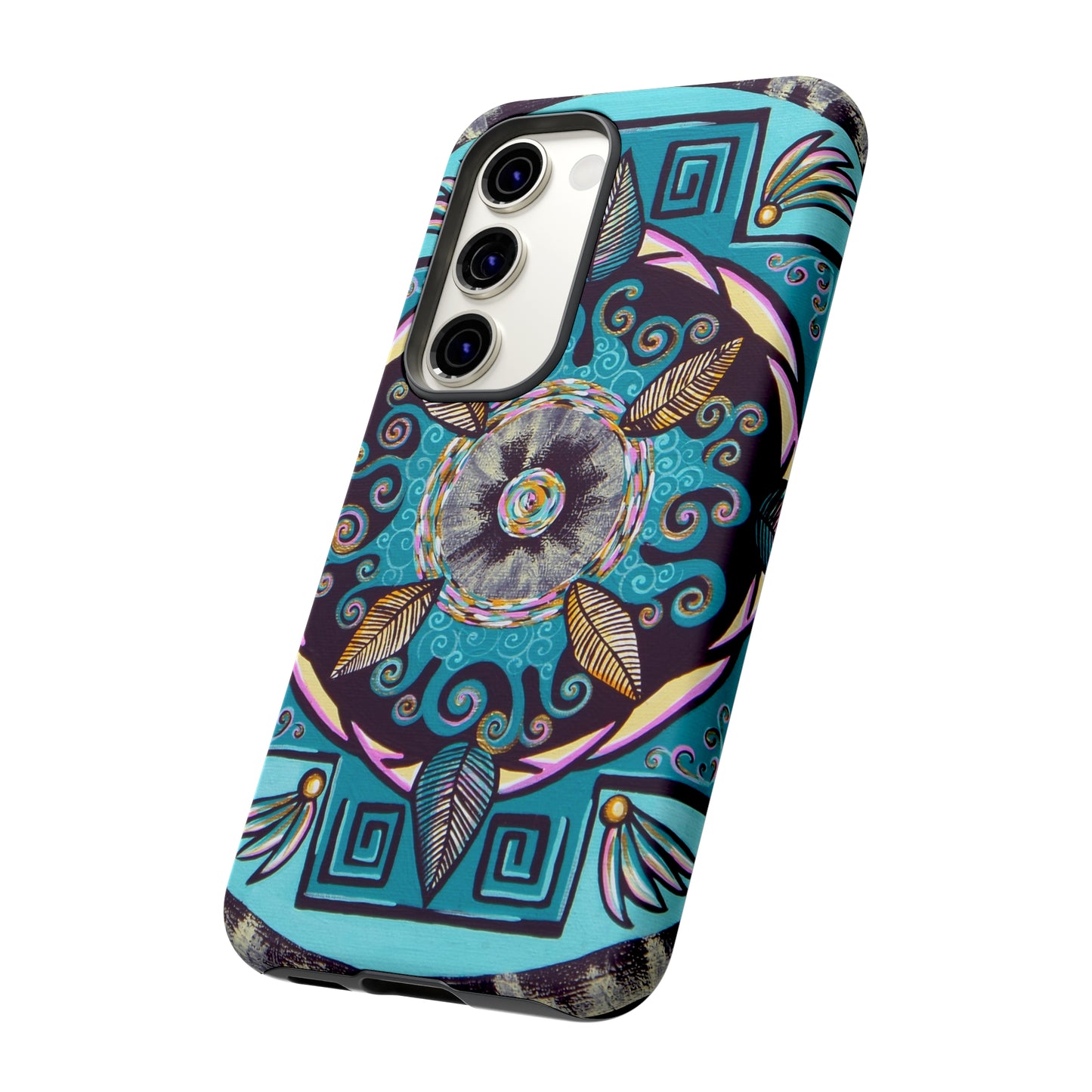 "Hojachakana" Art Phone Armor - Blue Flame Array Phone Case