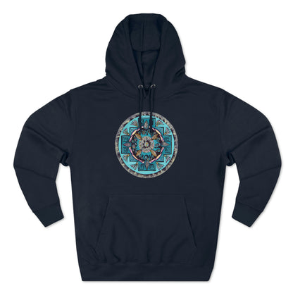 "Hojachakana" Lords & Ladies Pullover Hoodie - Blue Flame Array Navy / XS Hoodie