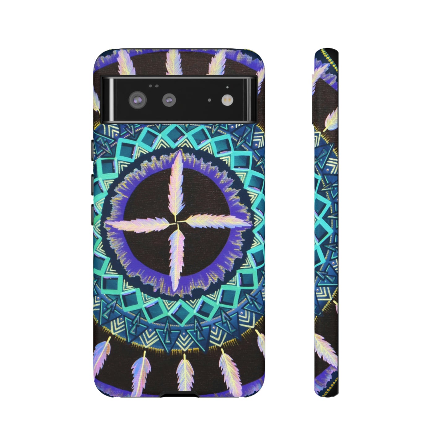 "Cuatro Vientos" Art Phone Armor - Blue Flame Array Google Pixel 6 / Matte Phone Case