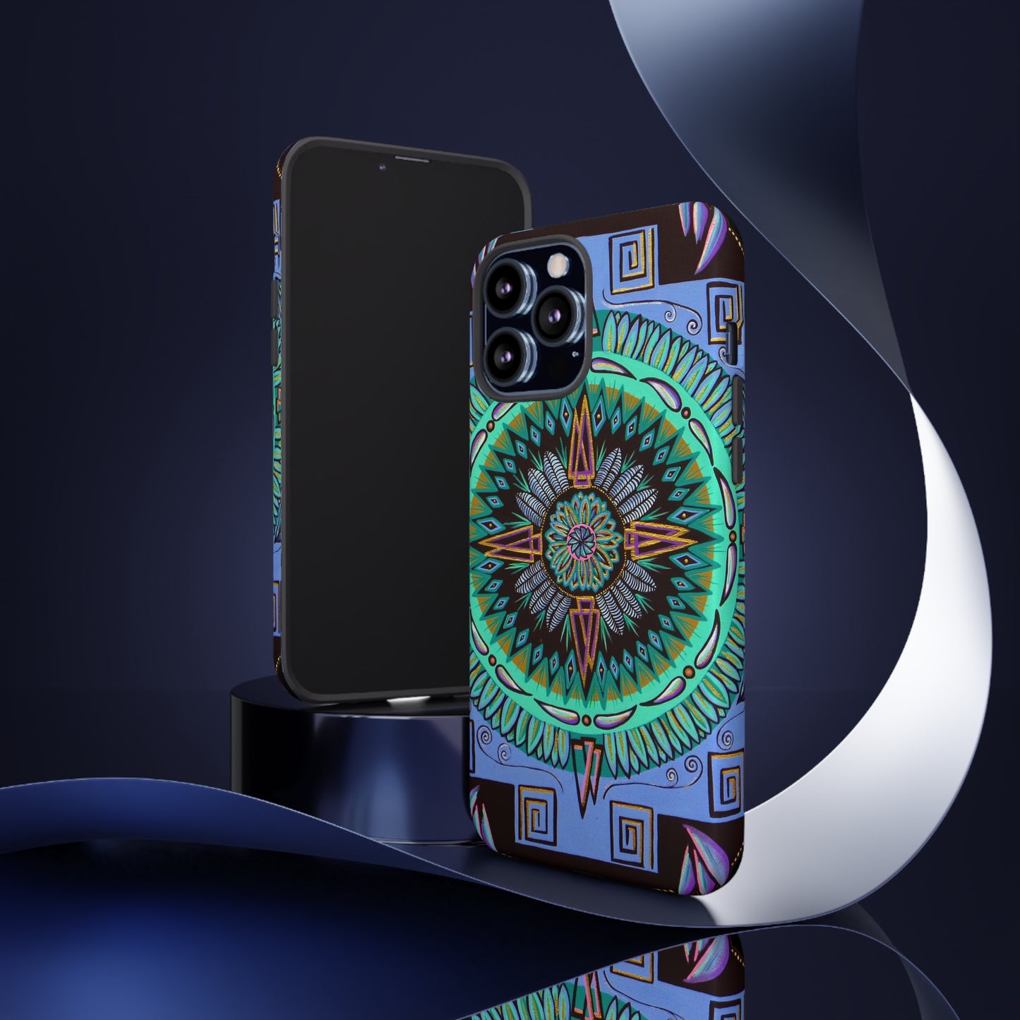 "Plumachakana" Art Phone Armor