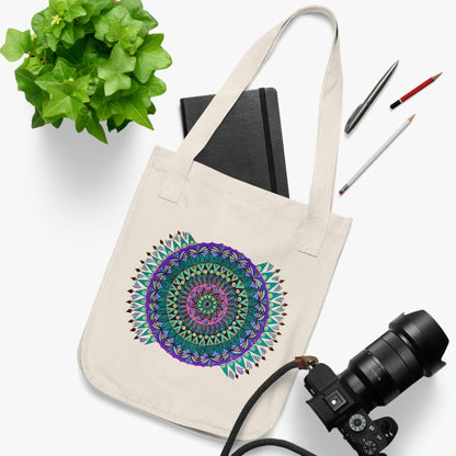 "Mandaladiosa" Organic Canvas Tote Bag