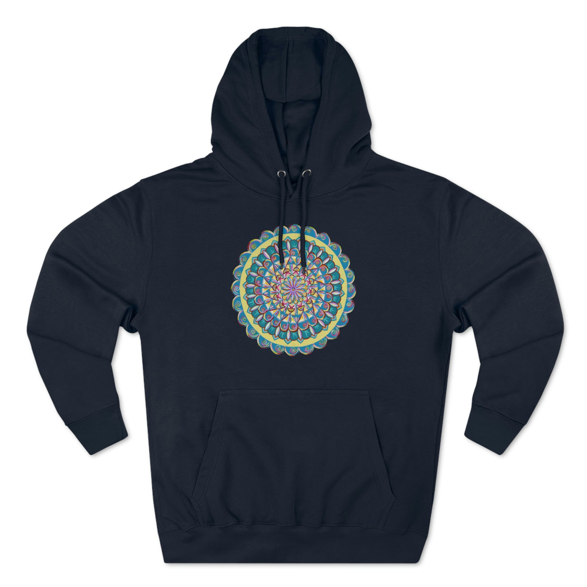 "Almandalayana" Lords & Ladies Pullover Hoodie - Blue Flame Array Navy / XS Hoodie