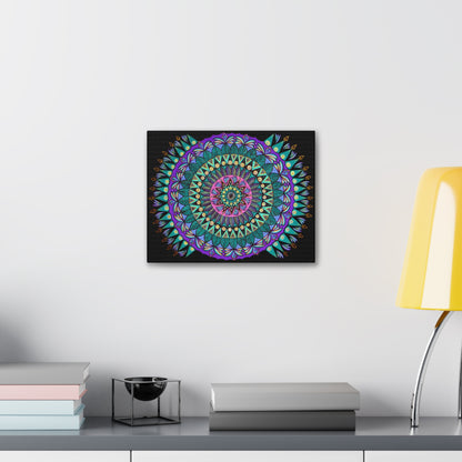 "Mandaladiosa" Canvas Gallery Wraps - Blue Flame Array Canvas