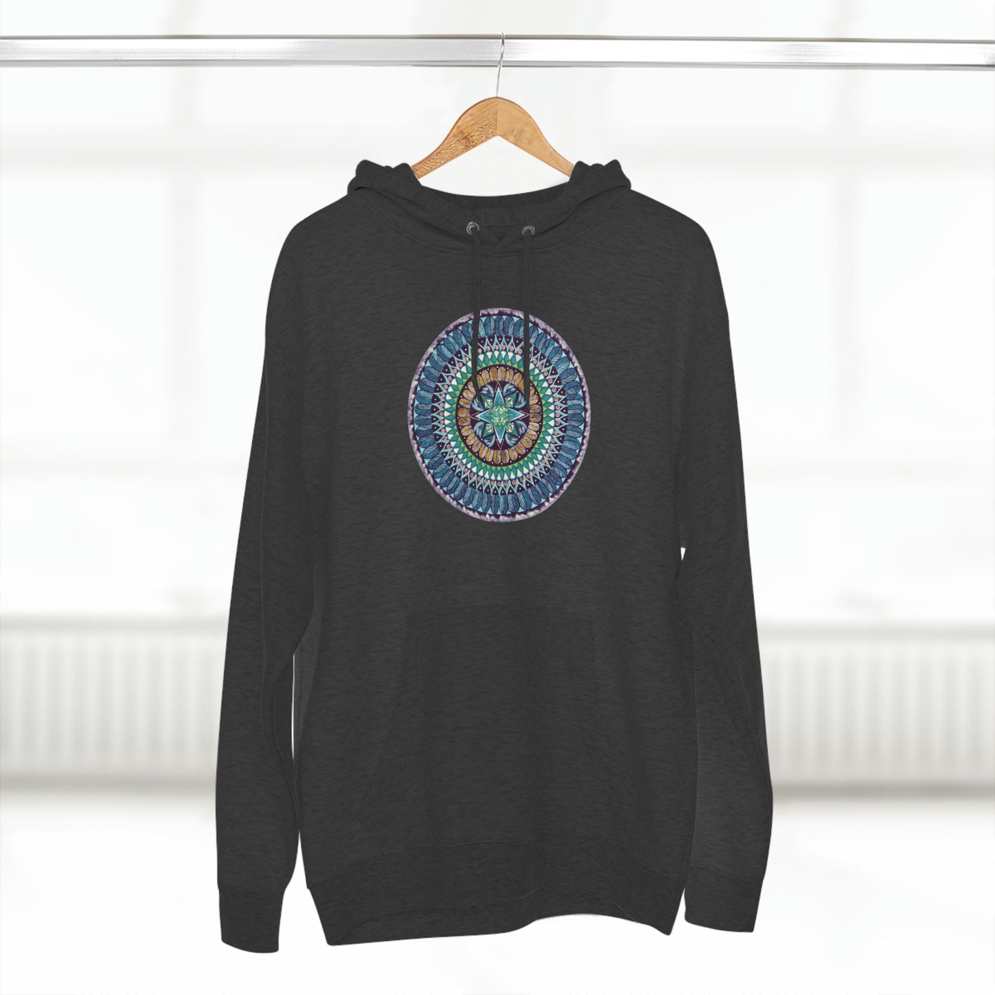 "AquilazurA Kryst'dala" Lords & Ladies Pullover Hoodie - Blue Flame Array Hoodie