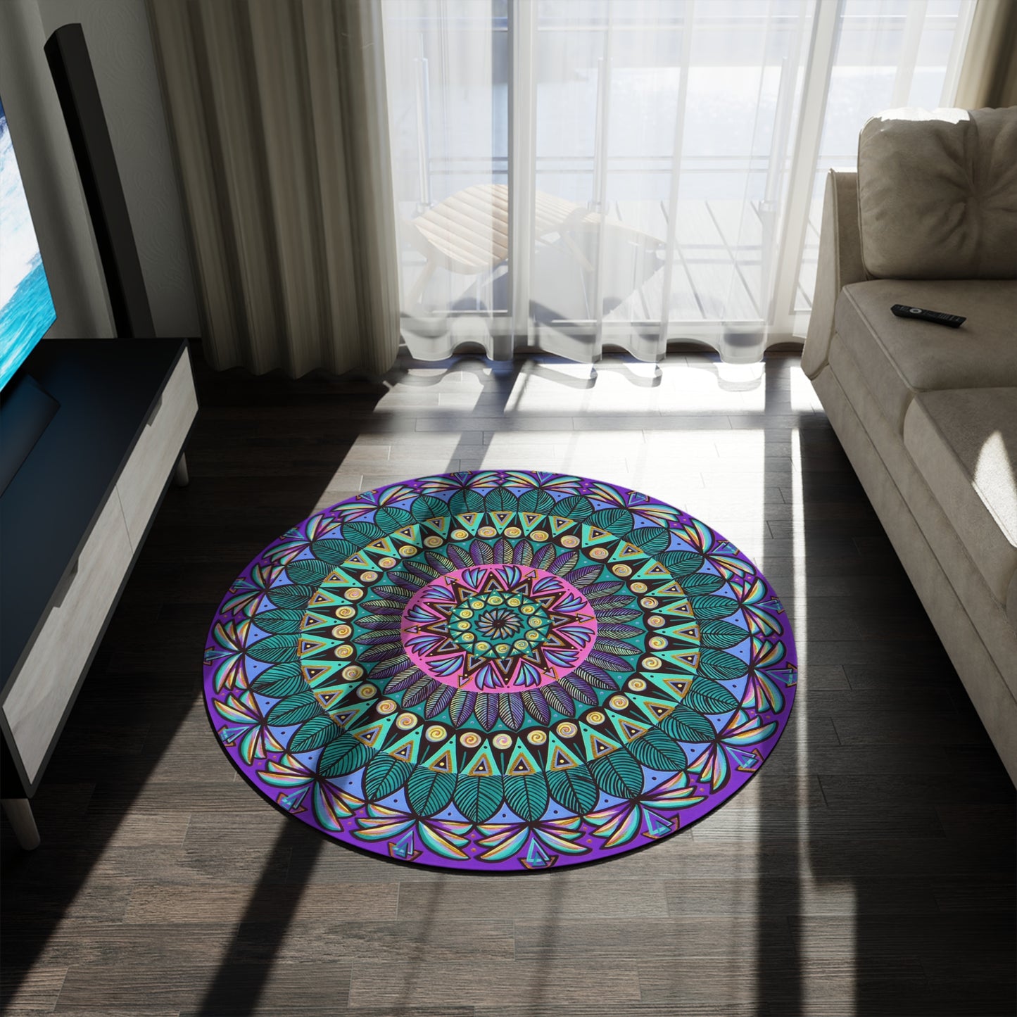 "Mandaladiosa" Mandala Rug