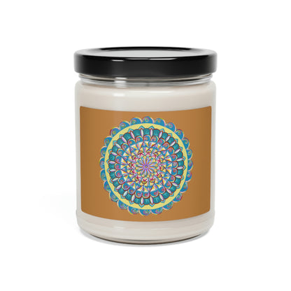 "Almandalayana" Scented Soy Candle - Blue Flame Array Home Decor