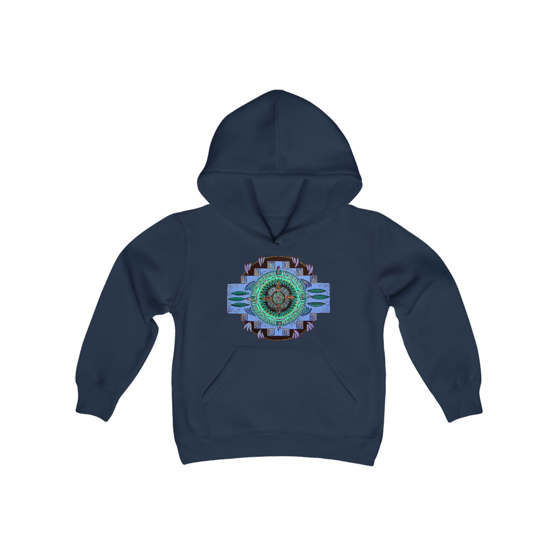 "Plumachakana" Lads & Lasses Hoodie - Blue Flame Array Navy / S Kids clothes