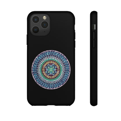 "AquilazurA Kryst'dala" Art Phone Armor - Blue Flame Array iPhone 11 Pro / Matte Phone Case