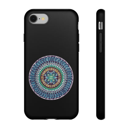 "AquilazurA Kryst'dala" Art Phone Armor - Blue Flame Array iPhone 8 / Matte Phone Case