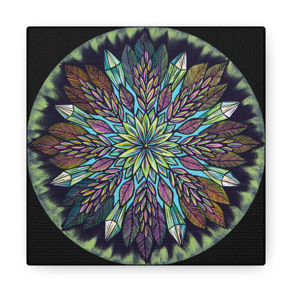 "Krystalhoja" Canvas Gallery Wraps - Blue Flame Array 6″ x 6″ / Premium Gallery Wraps (1.25″) Canvas