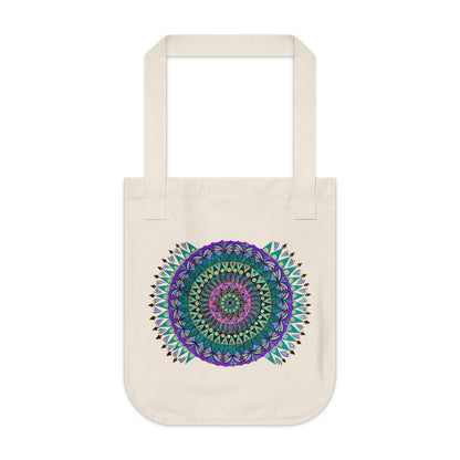 "Mandaladiosa" Organic Canvas Tote Bag