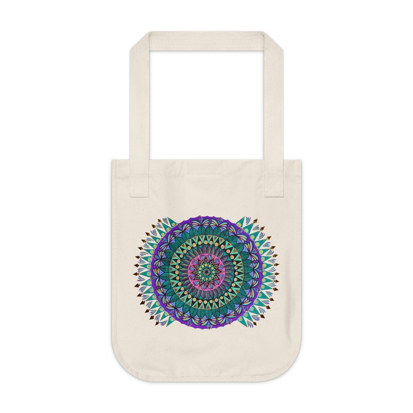 "Mandaladiosa" Organic Canvas Tote Bag