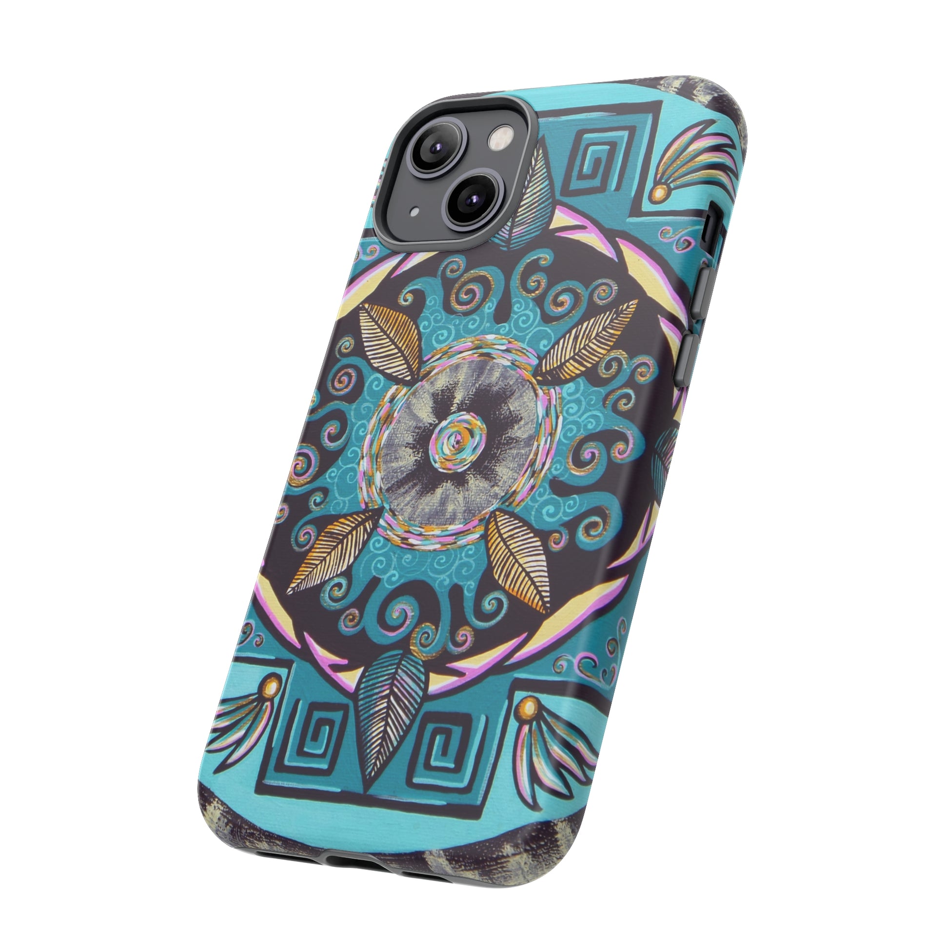 "Hojachakana" Art Phone Armor - Blue Flame Array Phone Case