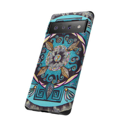 "Hojachakana" Art Phone Armor - Blue Flame Array Phone Case