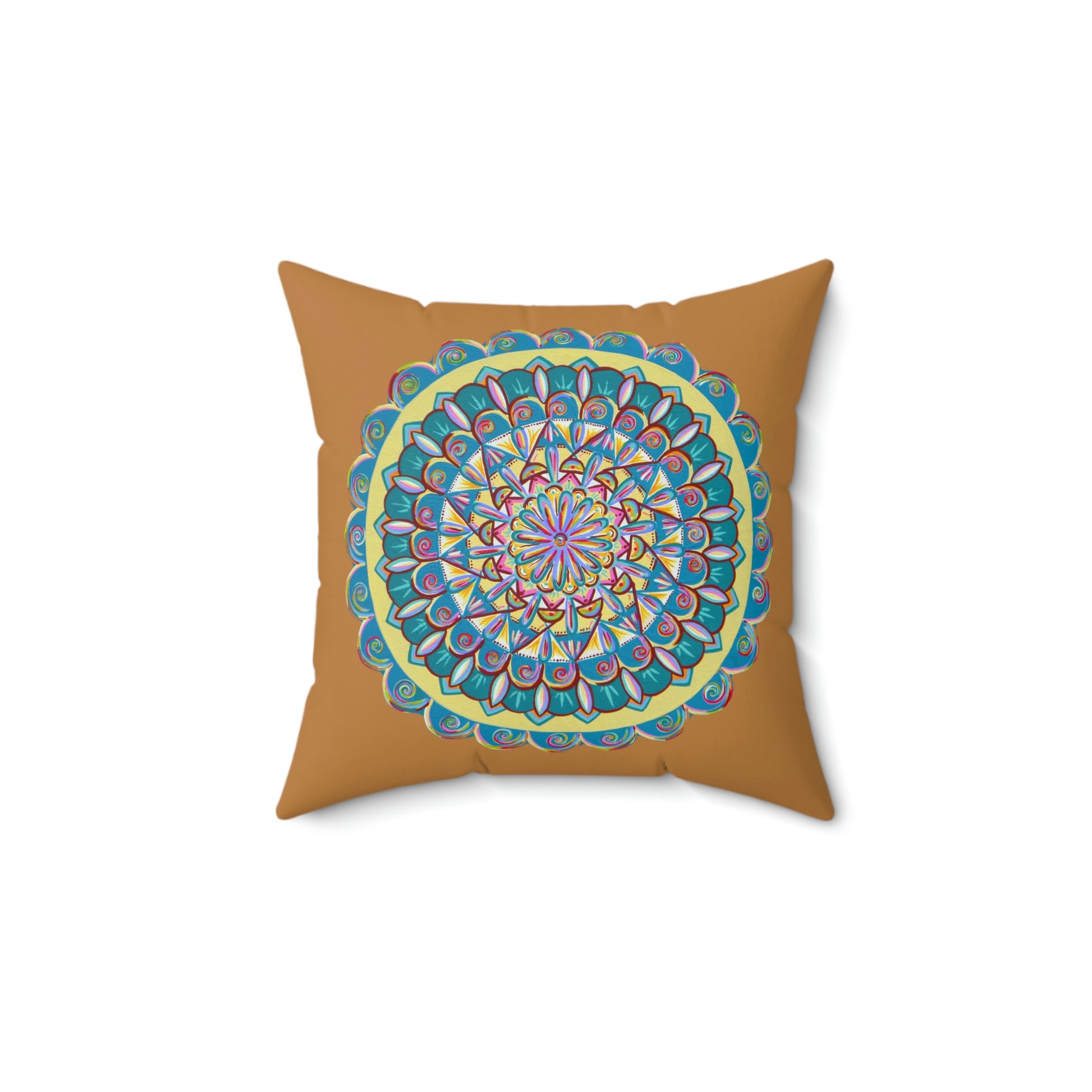 "Almandalayana" Dreamcatcher Pillow - Blue Flame Array Home Decor