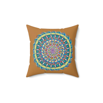 "Almandalayana" Dreamcatcher Pillow - Blue Flame Array Home Decor