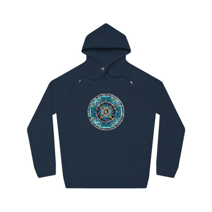 "Hojachakana" Lords & Ladies Organic Sider Hoodie - Blue Flame Array French Navy / XS Hoodie