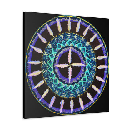 "Cuatro Vientos" Canvas Gallery Wraps - Blue Flame Array Canvas