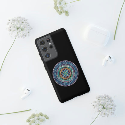 "AquilazurA Kryst'dala" Art Phone Armor - Blue Flame Array Phone Case