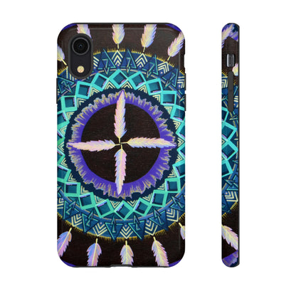 "Cuatro Vientos" Art Phone Armor - Blue Flame Array iPhone XR / Glossy Phone Case