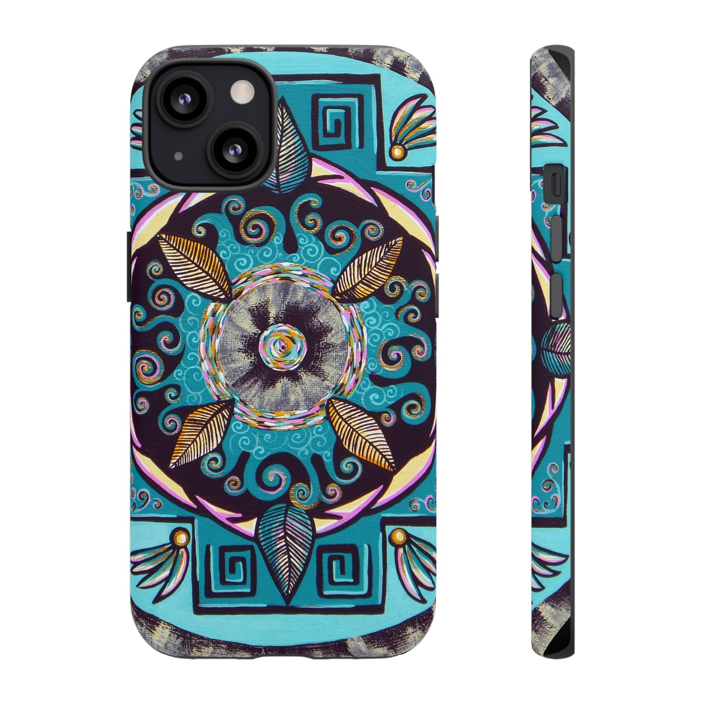 "Hojachakana" Art Phone Armor - Blue Flame Array Phone Case